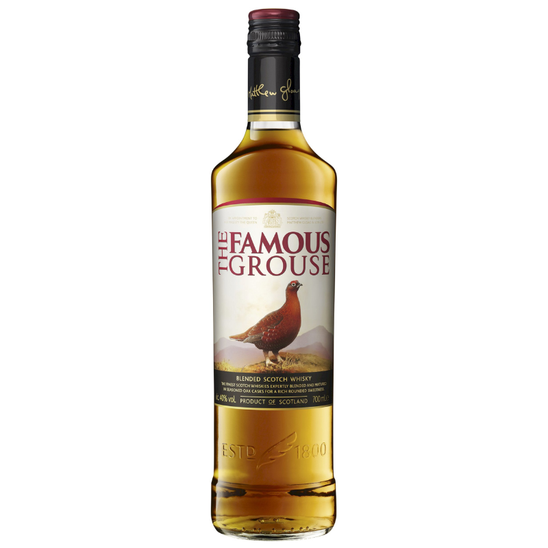 The Famous Grouse; Skót Whisky; 40%; 0,7 LITER